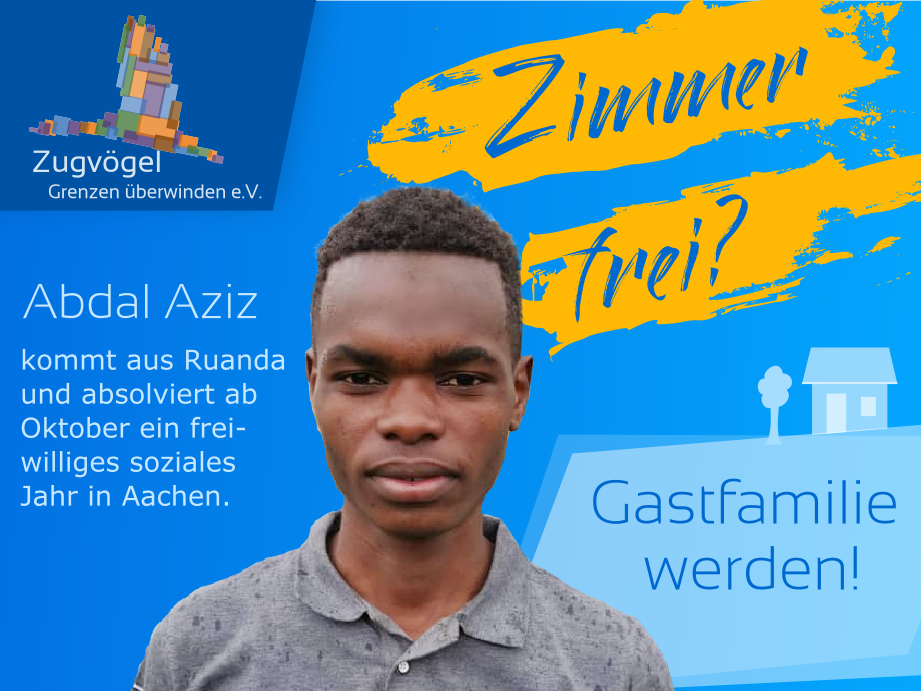 Zimmer frei? Abdal Aziz sucht eine Gastfamilie.